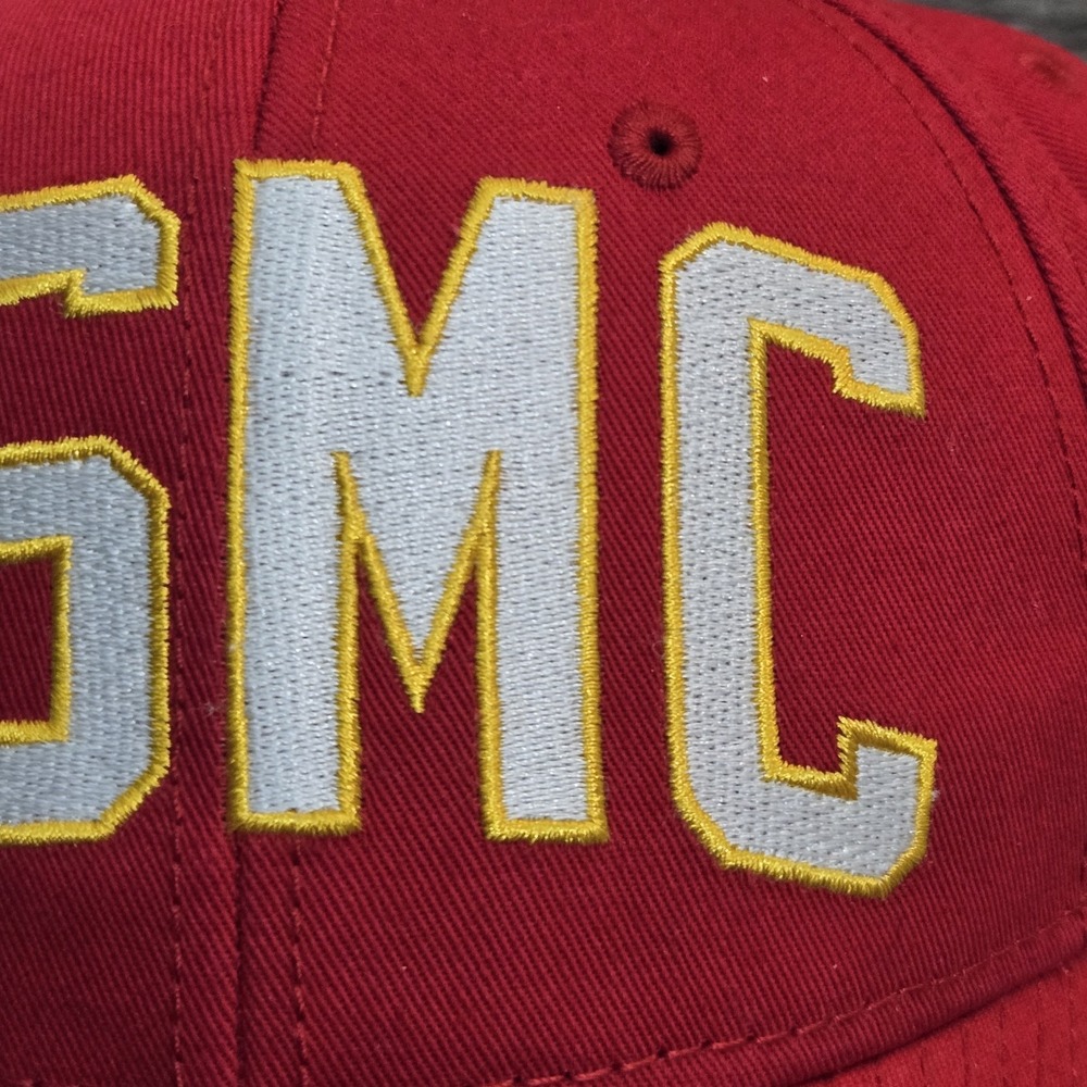 USMC UNITED STATES MARINE CORPS Blue BULLDOG MASCOT HAT Military Baseball - Picture 5 of 14